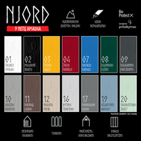 luxdecor njord - Impregnuojantys dažai medienai NJORD, poliarinės nakties sp., 0,75 l - 2 nuotrauka