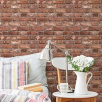 vintage - Viniliniai tapetai flizelino pagrindu GRANDECO RED, 0,53 x 10,05 m - 2 nuotrauka