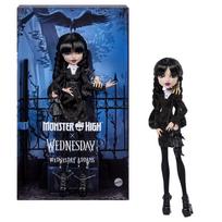 mattel - Mattel Monster High X Wednesday kolekcinė lėlė Trečiadienė (JNJ91) - 8 nuotrauka