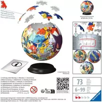 pokemon ball - 3D dėlionė Ravensburger Pokemon Ball 11785 - 4 nuotrauka