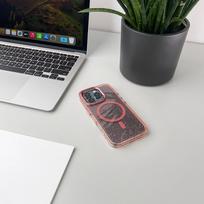 telefonai samsung rozinis - Glitter Case for Samsung Galaxy S26, MagSafe Compatible - Pink - 2 nuotrauka
