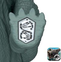zaislinis dinozauras - Žaislinė figūrėlė Mattel Jurassic World Rebirth Wild Roar Maiasaura JGC82, 31 cm, mėlyna - 7 nuotrauka