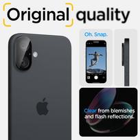spigen glas iphone 16 plus - Spigen Glas.tR Optik Camera Lens iPhone 16 Plus/ 16 Black 2-pack - 4 nuotrauka