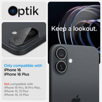 spigen glas iphone 16 plus - Spigen Glas.tR Optik Camera Lens iPhone 16 Plus/ 16 Black 2-pack - 7 nuotrauka