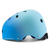dviratininko salmas - Wozinsky M BMX/Paspirtuko Šalmas, Mėlynas Gradientas (Blue Gradient) - 6 nuotrauka