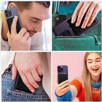magnetines korteles - Tech-Protect MagWallet MagSafe Magnetic Wallet for Phone Orange - 3 nuotrauka