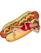 papludimio pledas - BMBT-0005 Paplūdimio kilimėlis-rankšluostis BigMouth, Hot Dog - 2 nuotrauka