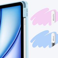 ipad 5th gen - ESR "Flip Hybrid Case for iPad Air 10.9" (2020-2022) / 11" (2024-2025)" Mėlynas (Blue) - 2 nuotrauka