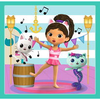 gabbys dollhouse - Trefl Gabby's Dollhouse 3 dėlionių rinkinys - 3 nuotrauka