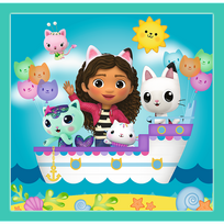 gabbys dollhouse - Trefl Gabby's Dollhouse 3 dėlionių rinkinys - 4 nuotrauka
