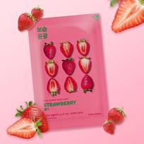 holika holika veido kauke - Holika Holika Pure Essence Mask Sheet Strawberry gaivinanti lakštinė veido kaukė - 20 ml. - 2 nuotrauka