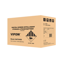 vipow - Vipow LiFePO4 Bluetooth akumuliatorius 100Ah - 4 nuotrauka