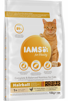 hairball - IAMS Cat Adult All Breeds Hairball Control Chicken 10 kg - 4 nuotrauka