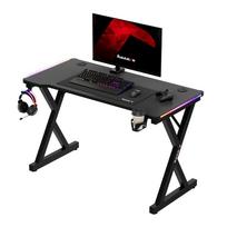 rgb stalas - Žaidimų stalas Huzaro Hero 2.3, 120 cm x 60 cm, 72 cm, juoda sp. - 5 nuotrauka