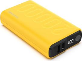 power bank 20000mah 22.5w - Realpower Ultron PB-20000, 20000mAh, 22.5W, geltona - 5 nuotrauka