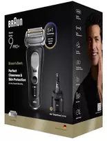 elektrinis skustuvas - Braun Series 9 PRO+ 9660CC skustuvas, juodas (Black) - 3 nuotrauka