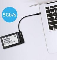 2.5gb - Qoltec SATA adapteris | 2,5" SSD HDD adapteris | USB-C | Super greitis 5Gb/s | 2TB - 5 nuotrauka