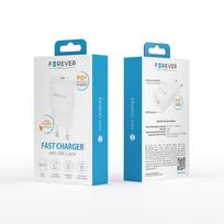 ikroviklis micro usb - Forever TC-01 USB Wall Charger + Micro USB Cable White - 2 nuotrauka
