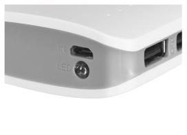3 5v baterijos - Esperanza Power Bank Radium 8000mAh Grey - 4 nuotrauka