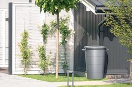 senukai siuksliadeze - Lauko šiukšliadėžė Prosperplast IDSM80U-S411, juoda (Black), 80 l - 2 nuotrauka
