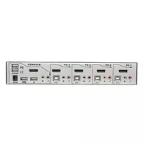 komutatorius 4 port - Lindy KVM Switch Pro 4 Port DisplayPort 1.2 - 3 nuotrauka