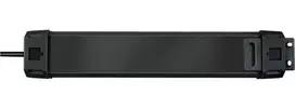 ilgintuva su rite - Brennenstuhl Premium-Line 5 lizdų, 3 m, su apsauga nuo viršįtampio, juodas (Black) - 3 nuotrauka