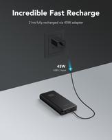 powerbank 20.000 mah - Veger T100 (W2032C-100), 20000mAh, 100W, juodas (black) - 11 nuotrauka