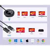 hdmi imtuvas - Manhattan 208420 Wireless USB-C į HDMI 1080p Siųstuvas Juodas (Black) - 4 nuotrauka