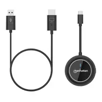 hdmi imtuvas - Manhattan 208420 Wireless USB-C į HDMI 1080p Siųstuvas Juodas (Black) - 7 nuotrauka