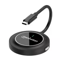 usb c laidas 4k - Manhattan 208437 Wireless HDMI Display Adapter su USB-C siųstuvu Juodas (Black) - 6 nuotrauka