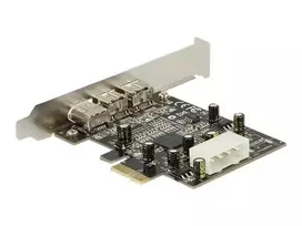 firewire - DeLOCK 89153 PCI Express kortelė FireWire 2xB 1xA Juoda (Black) - 5 nuotrauka