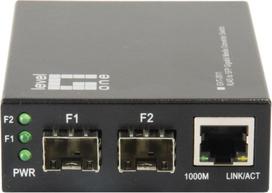 one levelone switch - LevelOne RJ45 To SFP Gigabit Media Converter Switch GVT-2011 - 6 nuotrauka