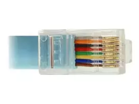 rj45 usb type c - USB kabelis Delock USB-C - RJ-45 3 m mėlyna (63914) - 3 nuotrauka