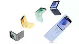 samsung telefonai - Samsung Silicone Case with Ring EF-PF741TNE Flip6 (Navy) - 4 nuotrauka