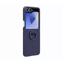 samsung telefonai - Samsung Silicone Case with Ring EF-PF741TNE Flip6 (Navy) - 6 nuotrauka