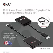 displayport hdmi 4k 60hz - CLUB 3D CSV-7200H - 3 nuotrauka