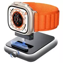 joyroom pakrovejas - Joyroom JR-WQW03 magnetinis įkroviklis Apple Watch (Juodas - Black) - 6 nuotrauka