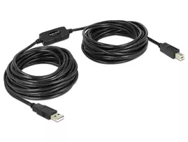 laidai kabeliai jungtys - Jungtis Delock 82915, juoda, 11 m - 2 nuotrauka