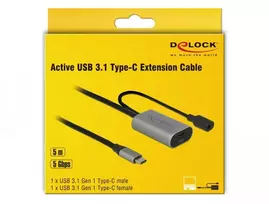 ilgintuvas 1.5 - DELOCK Active USB 3.1 Gen 1 cable 5m - 2 nuotrauka