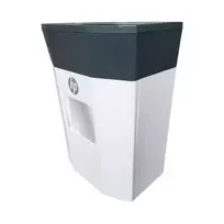 paper shredder - Hewlett Packard (HP) Popieriaus Smulkintuvas - HP Oneshred Automatinis 80CC Baltas/Pilkas - 4 nuotrauka