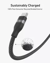 ankeriai - Anker A82E2H11 USB-C į USB-C Laidas 240W 0.9m Juodas (Black) - 3 nuotrauka