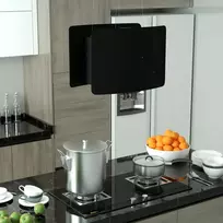 vidaXL Pakabinamas Gartraukis, Grūdintas Stiklas, Lietimui Jautrus LCD