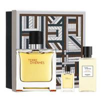 Hermès Paris Terre d’Hermès rinkinys: EDT 75 ml + dušo gelis 40 ml + miniatiūra 5 ml