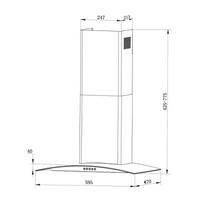 gartraukis 60 cm - Berdsen BT-201 Juodas (Black) - 3 nuotrauka