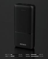 power bank usb c 10000 mah - Deltaco PB-C1007, 10000mAh, 20W, juodas (black) - 2 nuotrauka