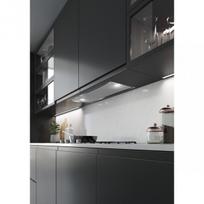 imontuojamas gartraukis - Esistyle Linear 76 White Glass Juodas (Black) - 3 nuotrauka