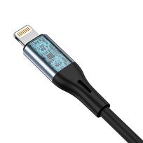 lightning to jack - Vipfan L05 Lightning to mini jack 3.5mm AUX cable, 1m (gray) - 3 nuotrauka