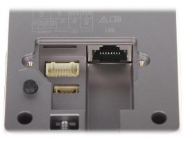 telefonspyne - Vaizdo telefonspynė Hikvision DS-KIS603-P(B), juoda/pilka - 4 nuotrauka