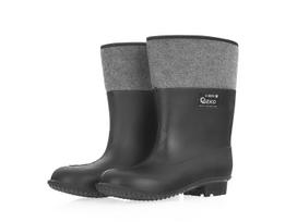 Guminiai batai vyrams Geko G90551, su aulu, su pašiltinimu, juoda sp., 46 dydis