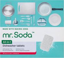 indaploviu tabletes - Mr. Soda Indaplovės tabletės su maistine soda, 30 vnt. x 20 g ,  Dishwasher Tablets with Baking Soda, 30 pcs x 20 g - 1 nuotrauka